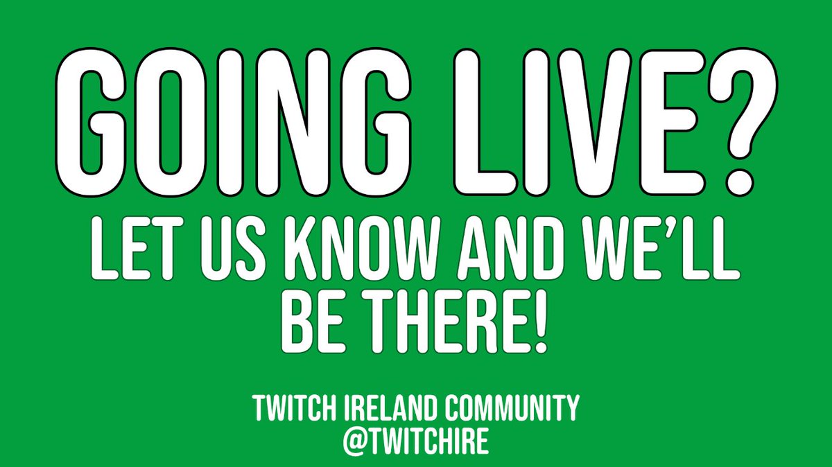 🍀 Happy Wednesday Irish streamers! 🎉 

We're halfway through the week, and the weekend is almost within reach. 🙌✨ 

Who is streaming today to help navigate us all towards the weekend? We will stop by and support! 🌟 #twitchireland #irishstreamers