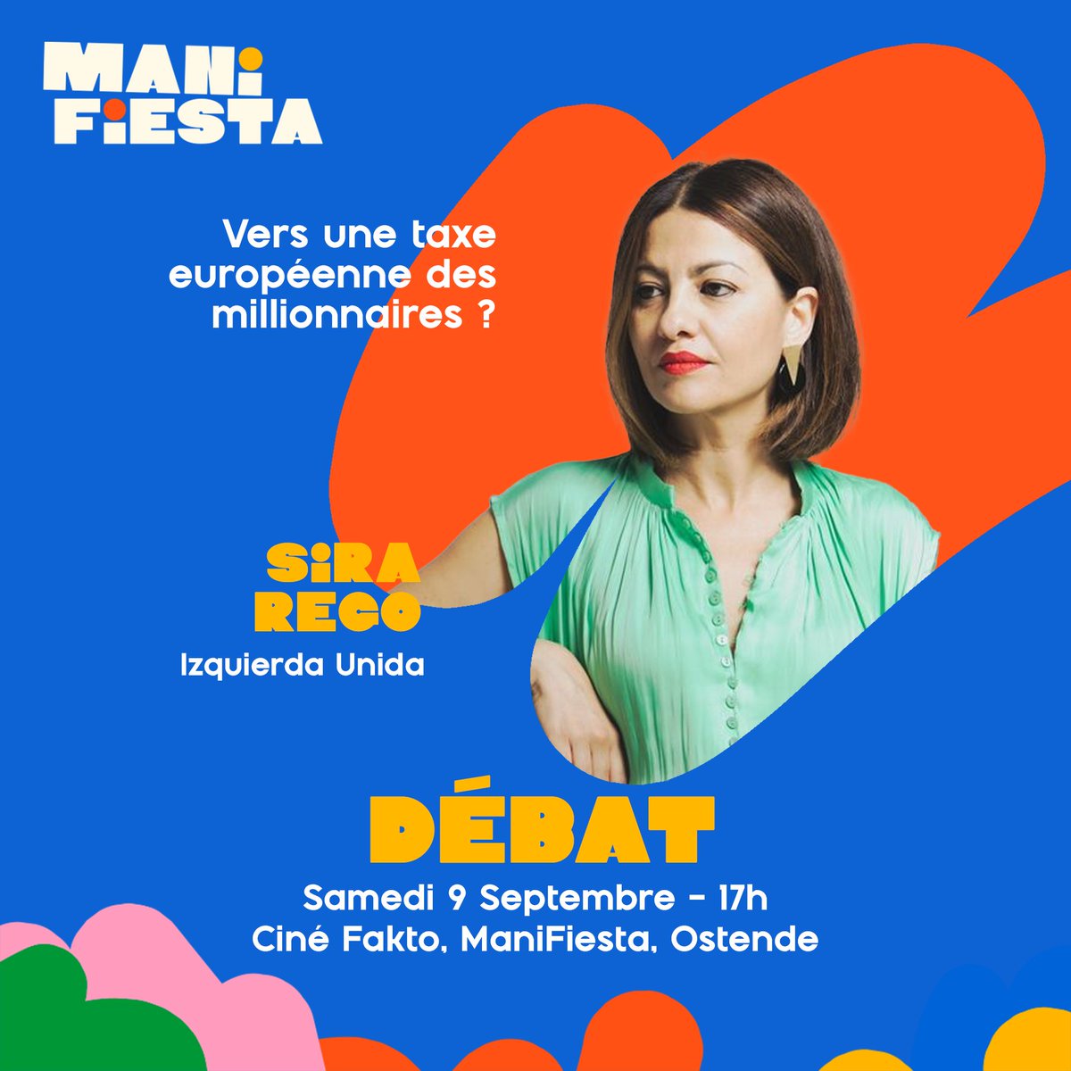 Marc Botenga MEP (@botengam) on Twitter photo 💸💸 Avec les millionnaires qui échappent largement à l'impôt, il est grand temps pour une taxe européenne des millionnaires. D'accord ? Pas d’accord ?
Venez-en débattre avec <a href="/sirarego/">Sira Rego 🔻</a> de <a href="/IzquierdaUnida/">Izquierda Unida🔻🇵🇸</a> à <a href="/manifiesta_be/">ManiFiesta</a> ce samedi à 17h !
👉 manifiesta.be 💸💸 Avec les millionnaires qui échappent largement à l'impôt, il est grand temps pour une taxe européenne des millionnaires. D'accord ? Pas d’accord ?
Venez-en débattre avec <a href="/sirarego/">Sira Rego 🔻</a> de <a href="/IzquierdaUnida/">Izquierda Unida🔻🇵🇸</a> à <a href="/manifiesta_be/">ManiFiesta</a> ce samedi à 17h !
👉 manifiesta.be