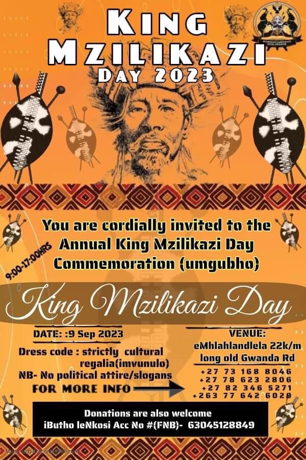 King Mzilikazi day Commemorations.  #Asakhe