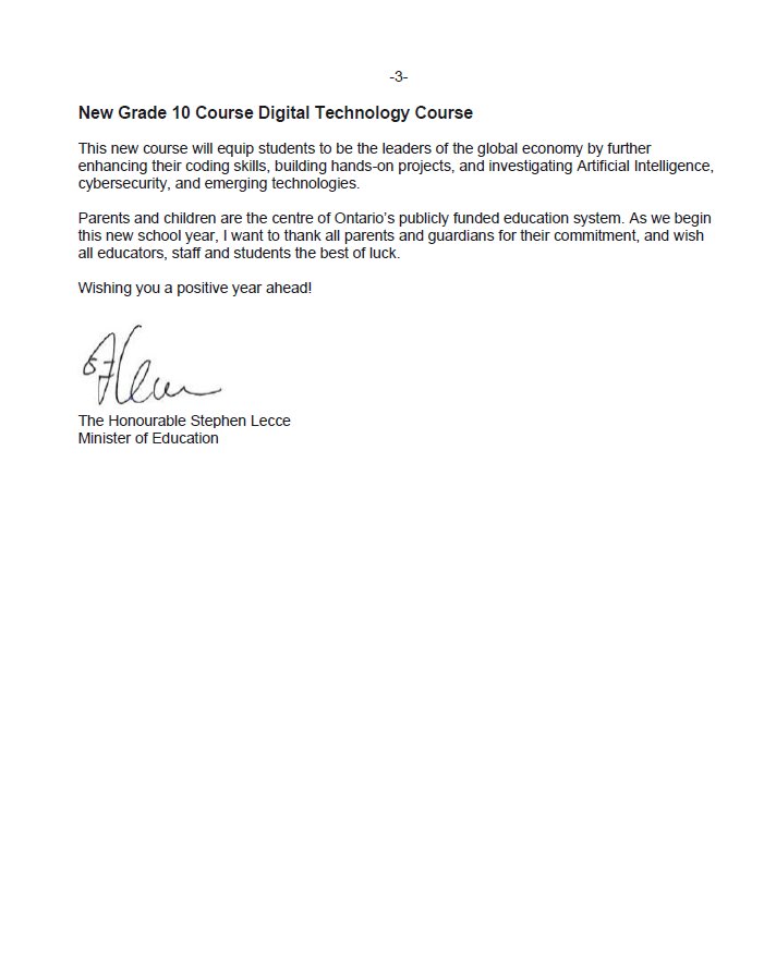 Stephen Lecce tweet media