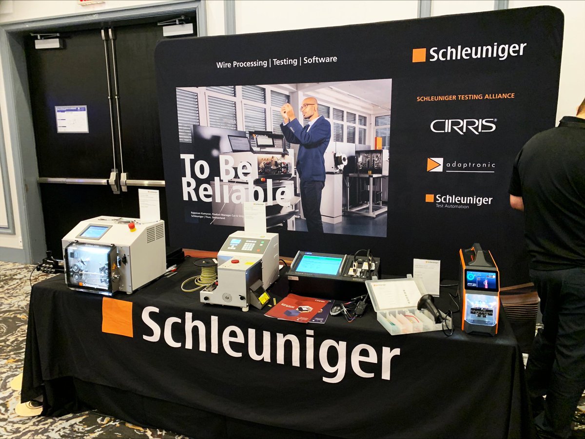 SchleunigerInc's tweet image. We&apos;re thrilled to be here at EPTECH Montreal!

If you&apos;re attending the show, don&apos;t forget to drop by the Schleuniger booth to explore a select line of wire processing solutions and connect with our Canadian sales Manager, Harry Coates!

#Tradeshow #EPTECH2023