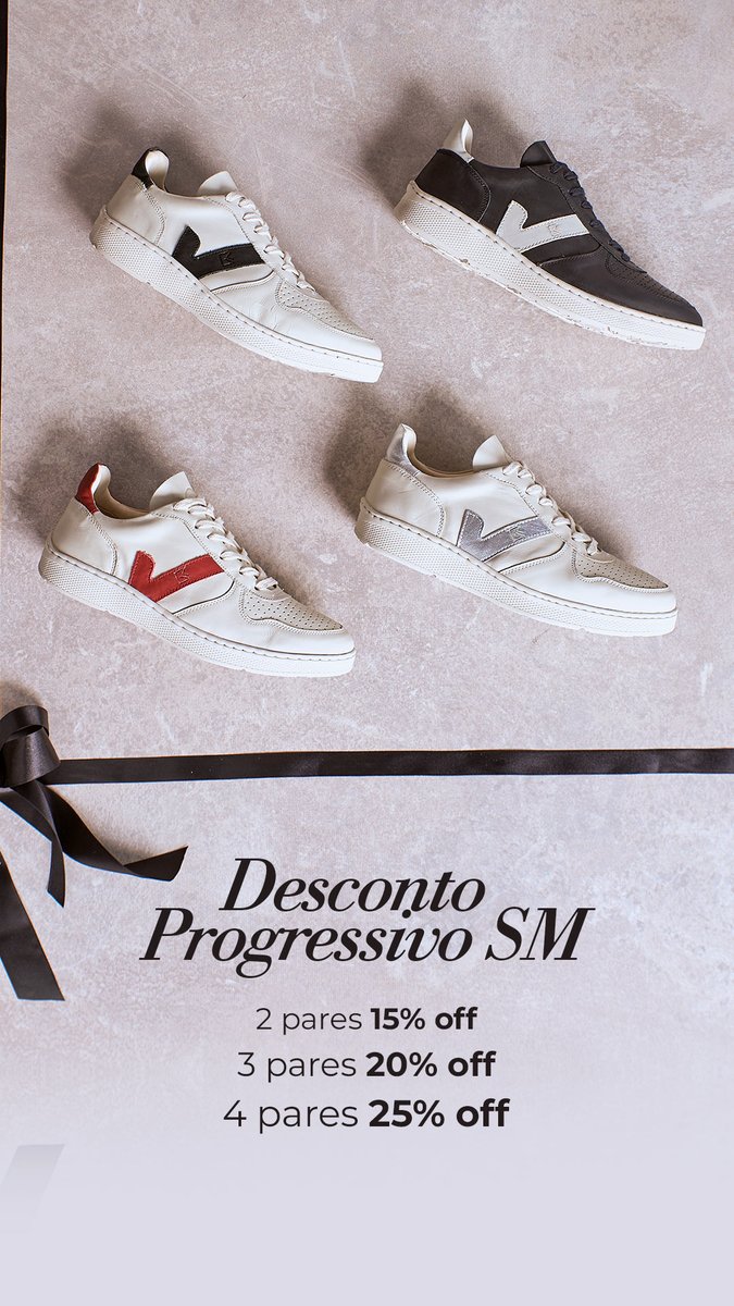 Sandromoscoloni's tweet photo. Feriado chegando e a Sandro Moscoloni trouxe o desconto progressivo quentinho para você!😍 

Na compra de 4 pares, você ganha 25% OFF no nosso site 🙀

Confira já: https://t.co/vwTMaY36kY https://t.co/JjhwbrXKp7