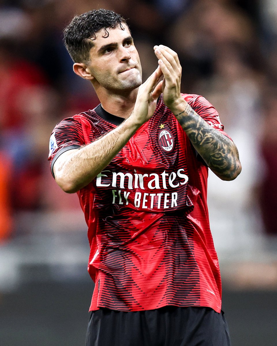 With two goals in three games, Christian Pulisic is Milan’s Player of the Month in his first month with the club 🔴⚫
