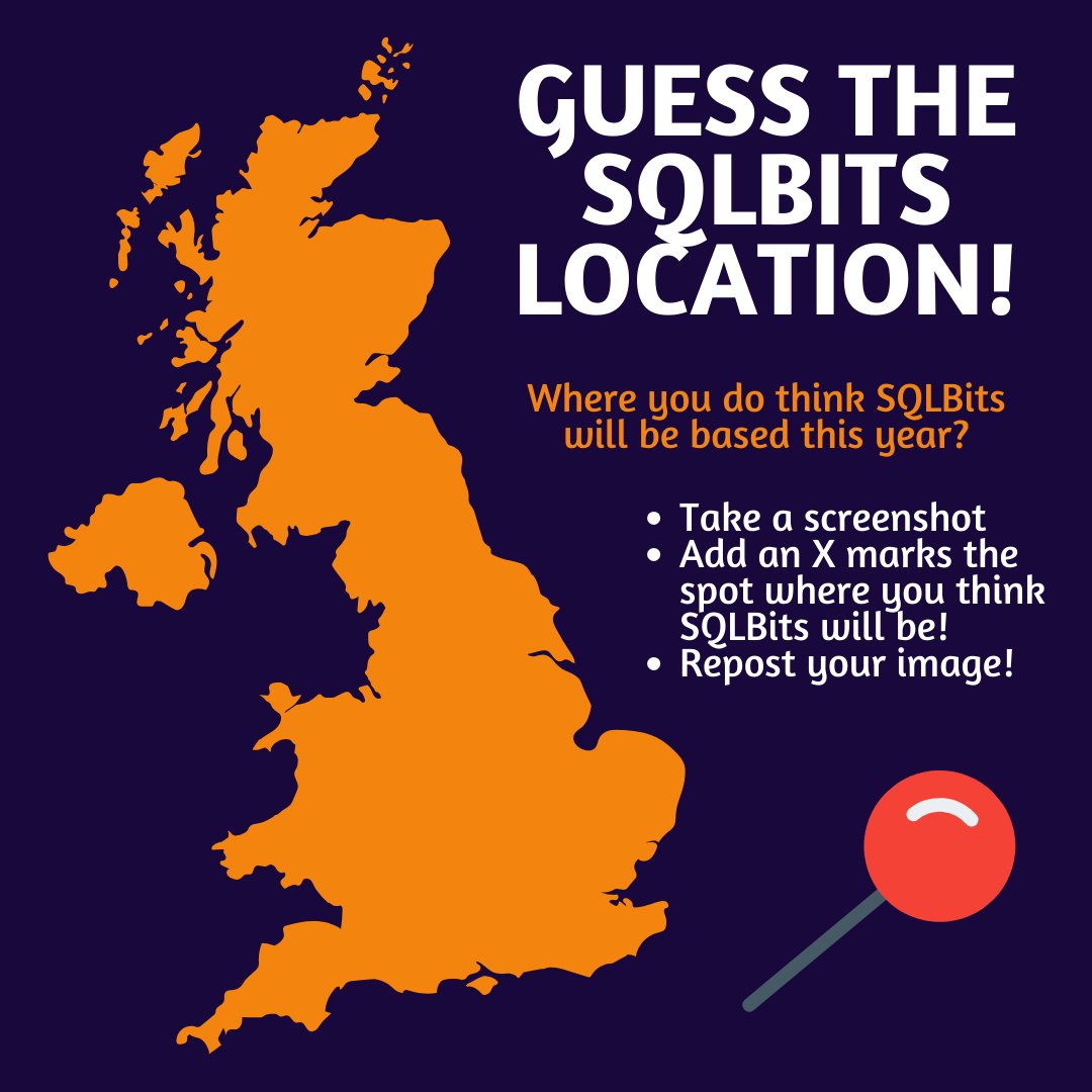SQLBits's tweet image. 🔍Guess the Location Challenge!🌍

Take a screenshot and add an X marks the spot where you think SQLBits will be! 🗺️

Get creative and repost your image to join the fun!📸

Let&apos;s see who can pinpoint it! 📍 
#SQLBitsChallenge #SQLBits2024