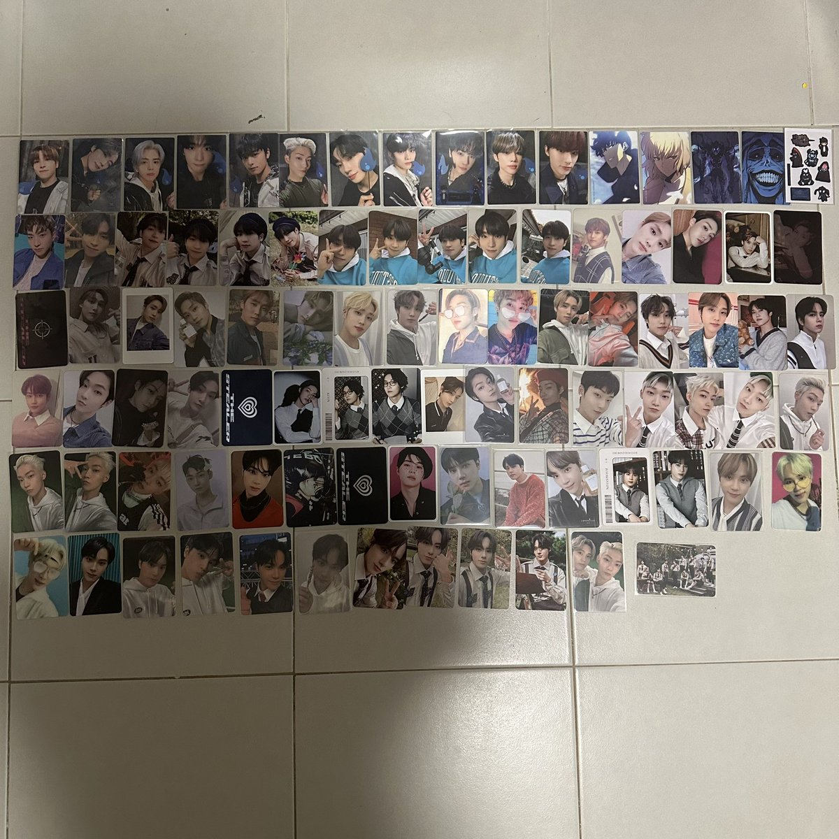 sun / breadshiho (@moonomatics) on Twitter photo interest check !! the boyz photocard
all price includes mailing fee
solo leveling set : $12
sangyeon set (11pcs) : $8
jacob set (20pcs) : $15
kevin set (20pcs) : $15
haknyeon set (17pcs) : $12
eric set (4pcs) : $2
rest : free w purchase
or
everything in picture : $45 interest check !! the boyz photocard
all price includes mailing fee
solo leveling set : $12
sangyeon set (11pcs) : $8
jacob set (20pcs) : $15
kevin set (20pcs) : $15
haknyeon set (17pcs) : $12
eric set (4pcs) : $2
rest : free w purchase
or
everything in picture : $45