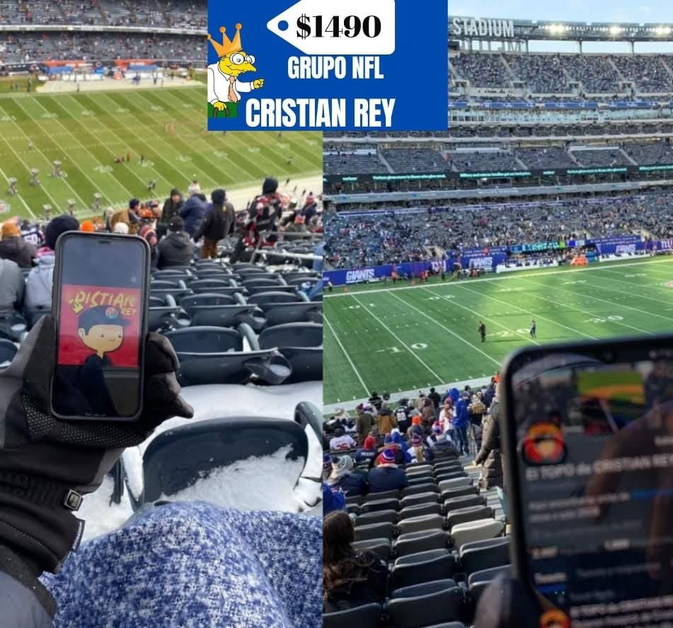 SORTEO GRUPO NFL 🏈 CRISTIAN REY 👑 

•Incluye de la Semana 1 a la 5.

•Control de Bank, apuestas en tiempo, todo por Whatsapp.

•En lugar de pagar $20,000 MXN conmigo solo $1,490 MXN.

Regalaré un lugar en el GRUPO NFL entre todos los que den “❤️” y “🔁”