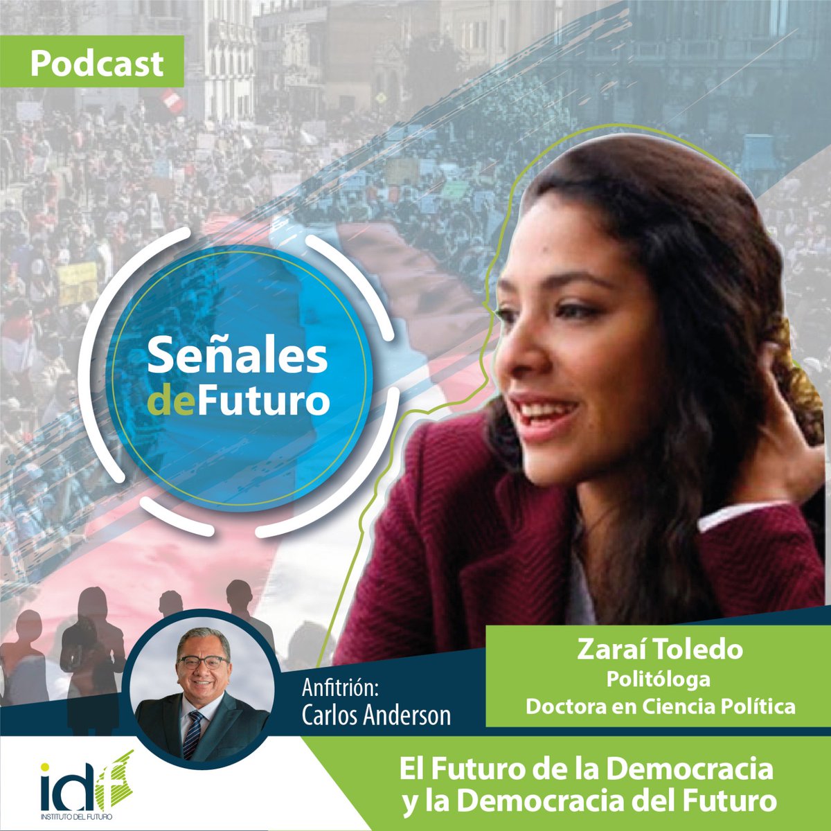 IDFPeru's tweet photo. #PodcastIDF
¡Te invitamos a sumergirte en nuestra apasionante serie de 10 podcast sobre el tema "El Futuro de la Democracia y La Democracia del Futuro en el Perú"! En este 7mo episodio conversamos con Zaraí Toledo.
Escúchalo aquí :
https://t.co/ebBbwdt2o7... https://t.co/ahnEyDx5Zp