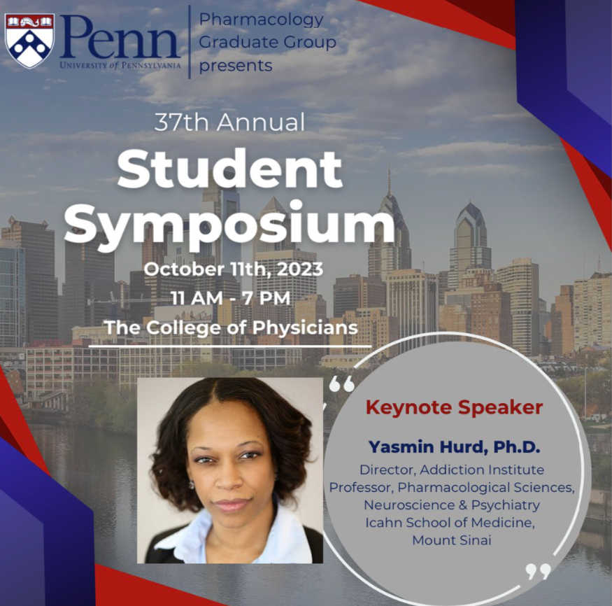 Mark your calendars for October 11th! Yasmin Hurd @neurovoice will be the keynote speaker!