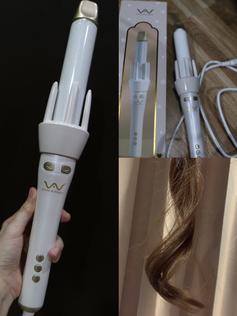 allthingreview's tweet photo. Vivid&amp;Vogue เครื่องม้วนผมอัตโนมัติ แกนม้วนผม 32MM ตัวนี้เป็นรุ่นใหม่ สามารถปรับ อุณหภูมิได้ 5 ระดับ 180-220 แกนใหญ่กว่าทำให้ผมมีความคลายมากกว่า สไตล์เกาหลี

พิกัด: https://t.co/SSsdQfx5CY https://t.co/Jsxpegqpsb