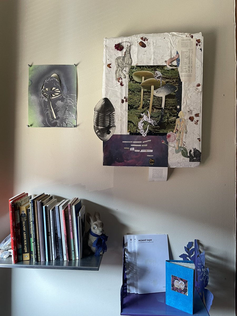 love_an_artist's tweet image. Scenes from the un*named zine library. #zines #zinelibrary #unnamedzinelibrary