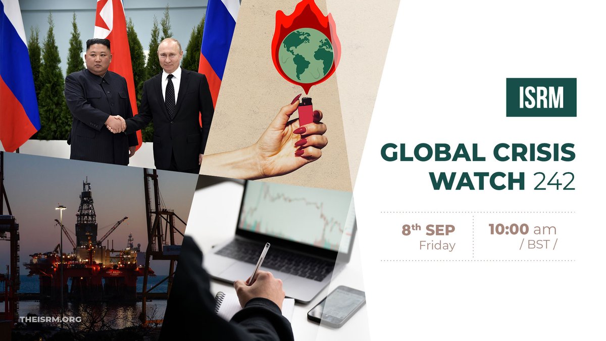 You are invited to join us for Global Crisis Watch 242 on Friday, September 8th, 2023.

Read the topic and register ➡️ linkedin.com/feed/update/ur…