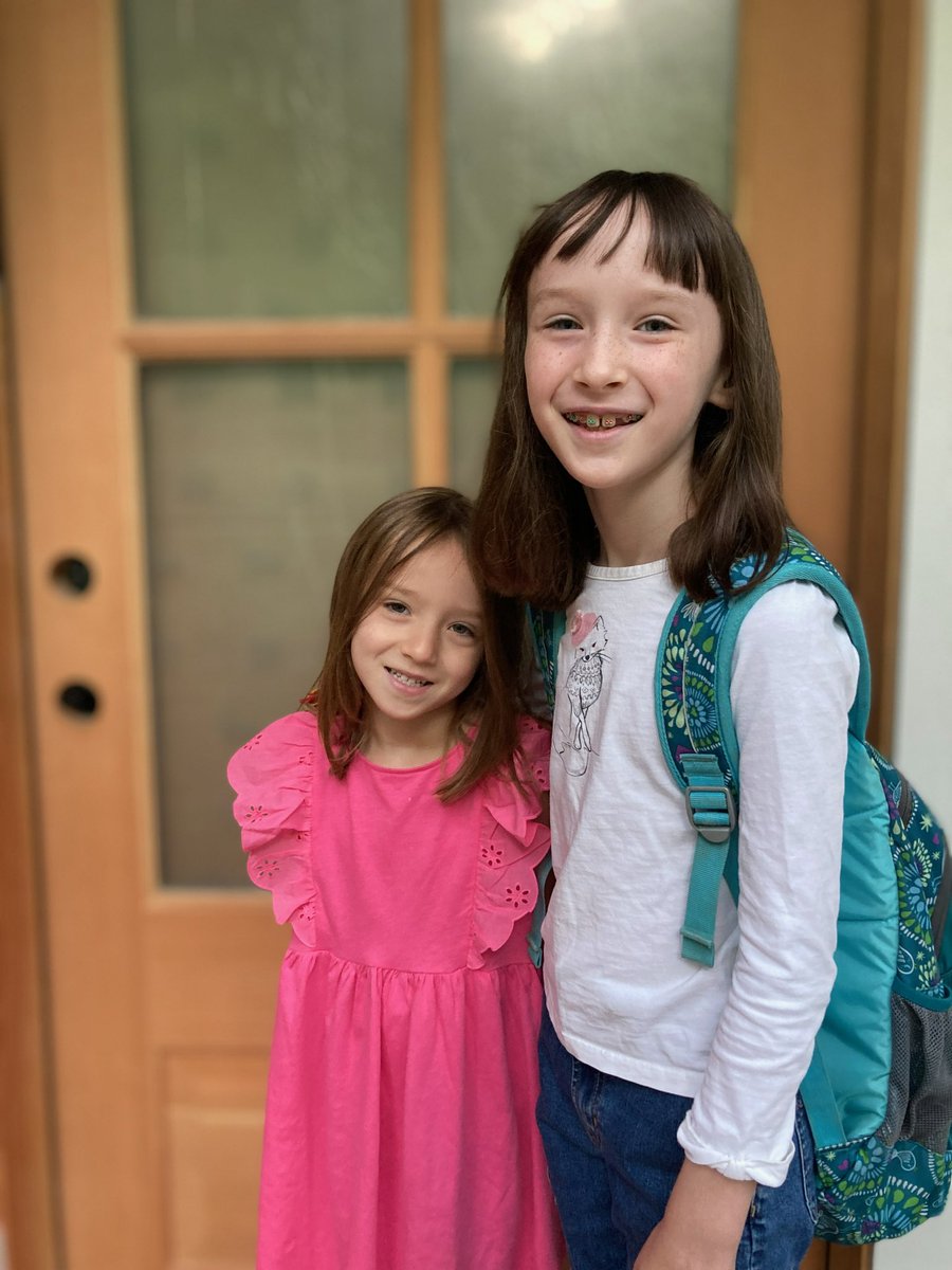 GregNance's tweet photo. First day of 3rd grade and Kindergarten! So proud of these little ladies 🥹🤗
#UncleGreg https://t.co/LvglRheOWw