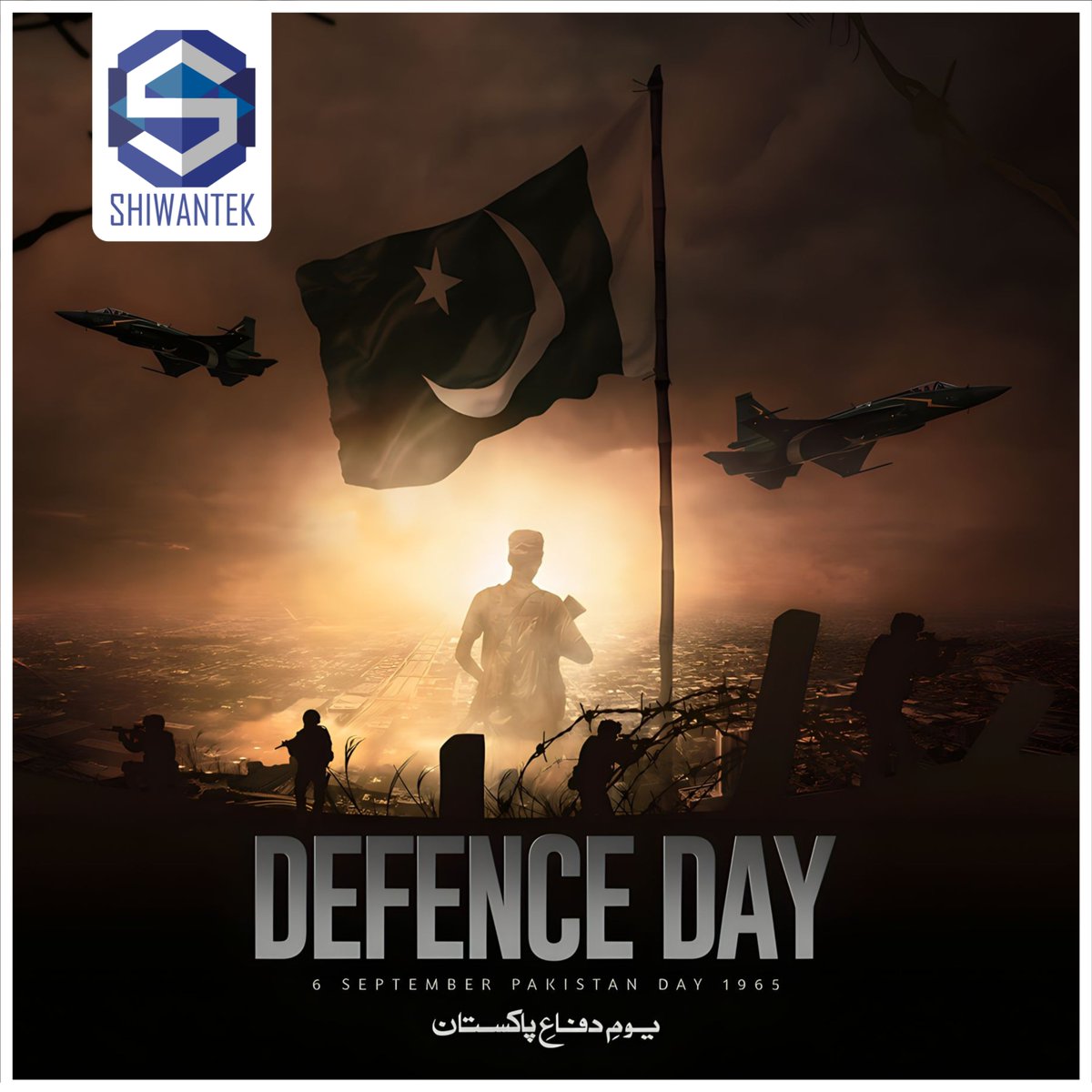 shiwantek's tweet photo. Remembering the Heroes of September 6th: Saluting the Defenders of our Freedom

#Shiwantek #DefenceDay #PakistanDay https://t.co/6JWSNS0Dv4