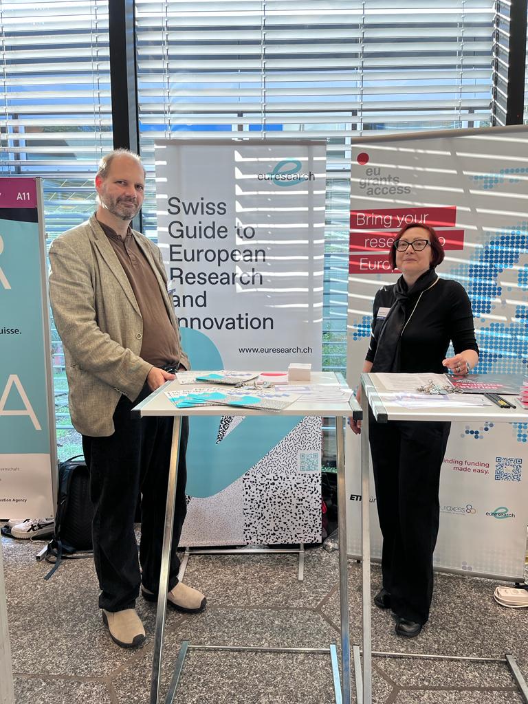 GrantsAccess's tweet photo. EU GrantsAccess was co-organizer of the  "Funding for Innovation" Event today and afterwards exhibitor at the ETH Industry Day. Two successful events with a lot of good talks with Swiss Innovators! https://t.co/04f1LBg4ed