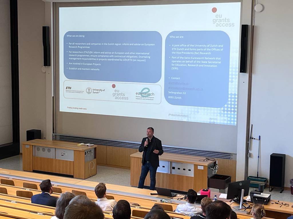 GrantsAccess's tweet photo. EU GrantsAccess was co-organizer of the  "Funding for Innovation" Event today and afterwards exhibitor at the ETH Industry Day. Two successful events with a lot of good talks with Swiss Innovators! https://t.co/04f1LBg4ed