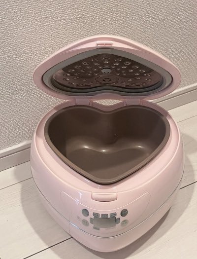 softness daily ✨ on X: heart shaped rice cooker 🎀   / X
