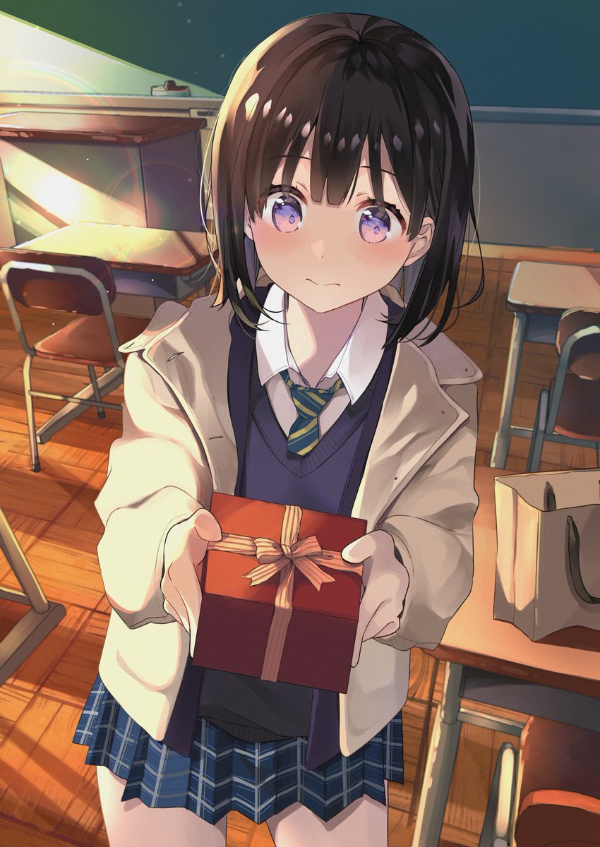 「#9月6日は黒髪の日  後輩ちゃんズ 」|万冬しま☃️のイラスト