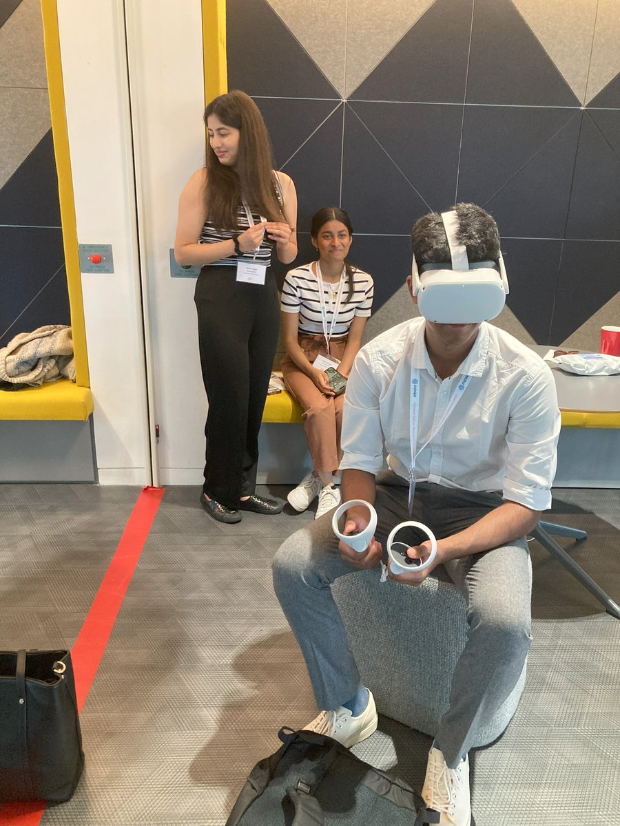 HDmedical_org's tweet photo. @ExersidesICU @EDA_delirium #EDA2023 showing DelTrain VR Delirium Staff Education app to @unibirmingham medical students. They get it now! You can too! So cool! https://t.co/MOgjPAGTx8 #Refraint not restraint! https://t.co/DNBdrrFYyn