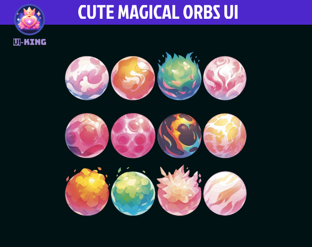 UI_KING_'s tweet photo. Magical orbs assets! They're like tiny galaxies !  Can't wait to see worlds they'll create in games 🕹️✨

https://t.co/NeygUH3yfm

@playhark
@indiegamesdevel
@IndieGameBuzz
#gamedev #IndieGameDev #Indiedev #GameArt #GameMaker #Unity3D #UE4 #GameProgramming #vectorart #gameassets https://t.co/mqju5b8pYI