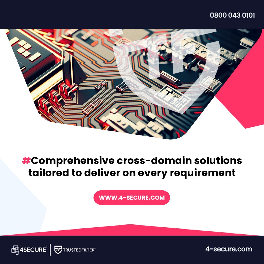 As an integrator of cross-domain solutions, we combine software, hardware, and our expertise to deliver solutions to to meet complex requirements.

Read more about our solutions here - 4-secure.com/solutions/

#DSEI #Defence #DefenceIndustry #Military #Collaboration #Integration