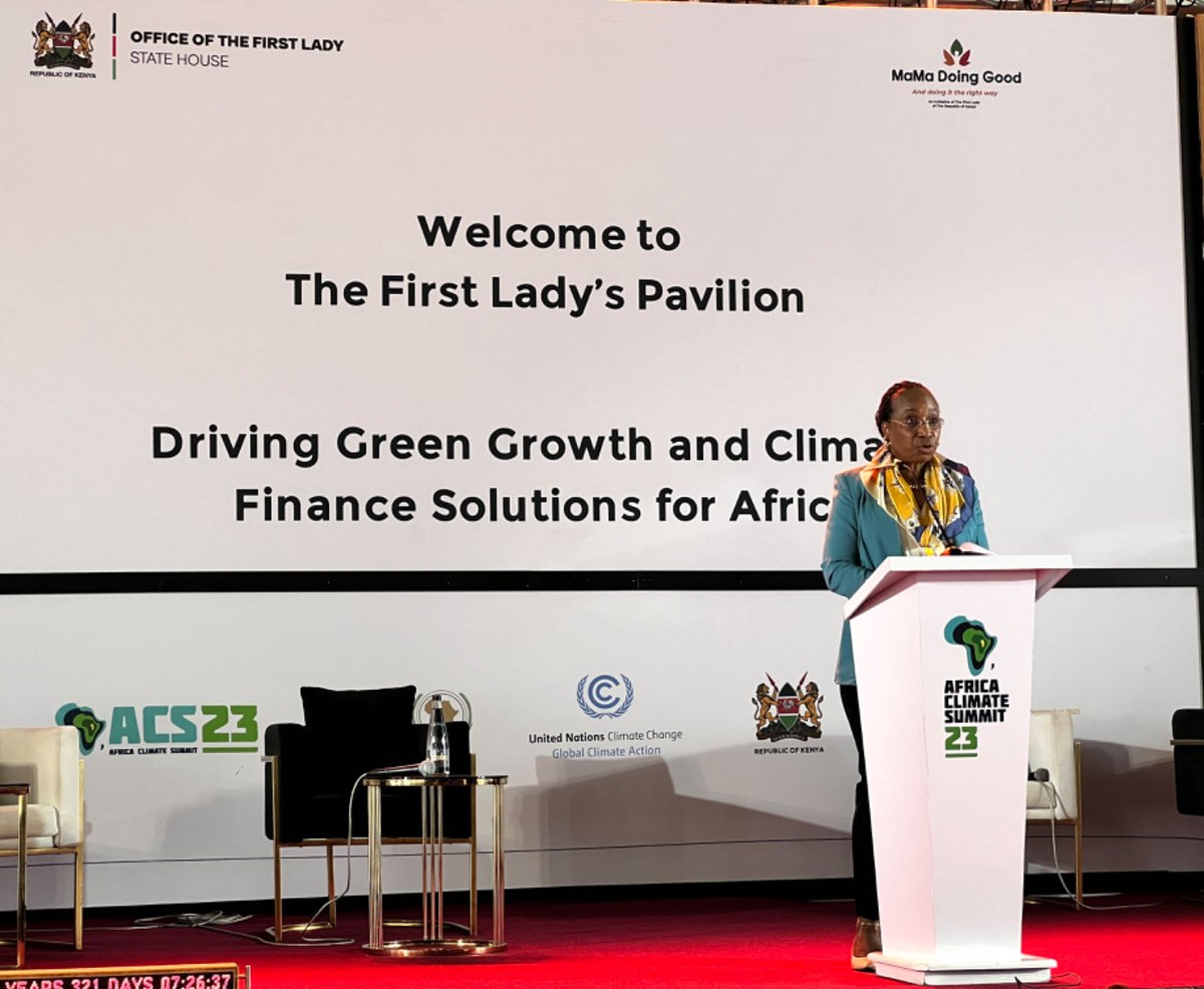 At the Inaugural Africa Climate Summit Side Event in Nairobi, Ms. Fatou Haidara delivered a key note speech on green growth and climate finance at UN Kenya’s Joint Programme on Sustainable Investment, Consumption and Production in the Green and Blue Economies led by UNIDO and FAO