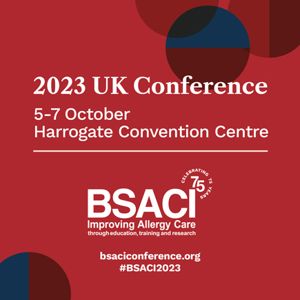 #BSACI2023: it’s now just a few weeks until our Annual Conference in Harrogate on 5-7 October. Join us to celebrate our 75th Anniversary! Pre-registration closes on Friday 29th September so register now at bsaciconference.org