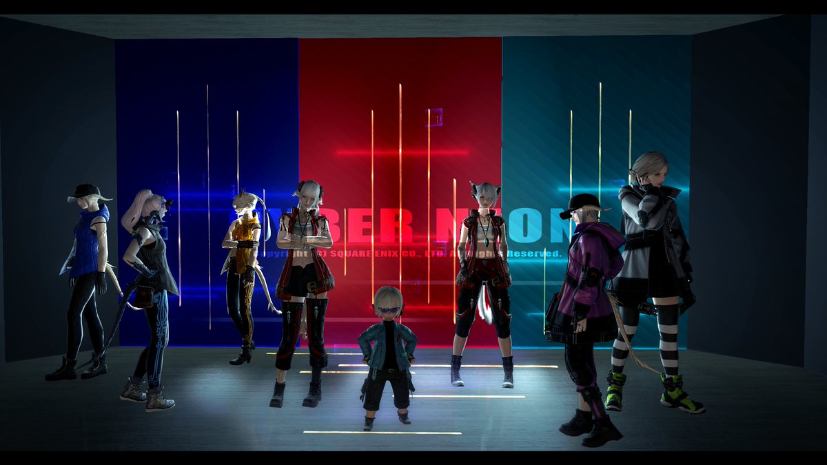 izumu_housing's tweet photo. 撮影スタジオ「CYBER NEON」⚡️ 

アラガンターミナルを使って、サイバーパンクなスタジオを作りました✨

※カメラ貫通防止をしていないので、カメラ酔い注意です。 

🏷️#IMG_std

Gaia/Fenrir/Mist14-32/Private room 2  

#FF14housing 
#FF14ハウジング https://t.co/PRADZST0B3