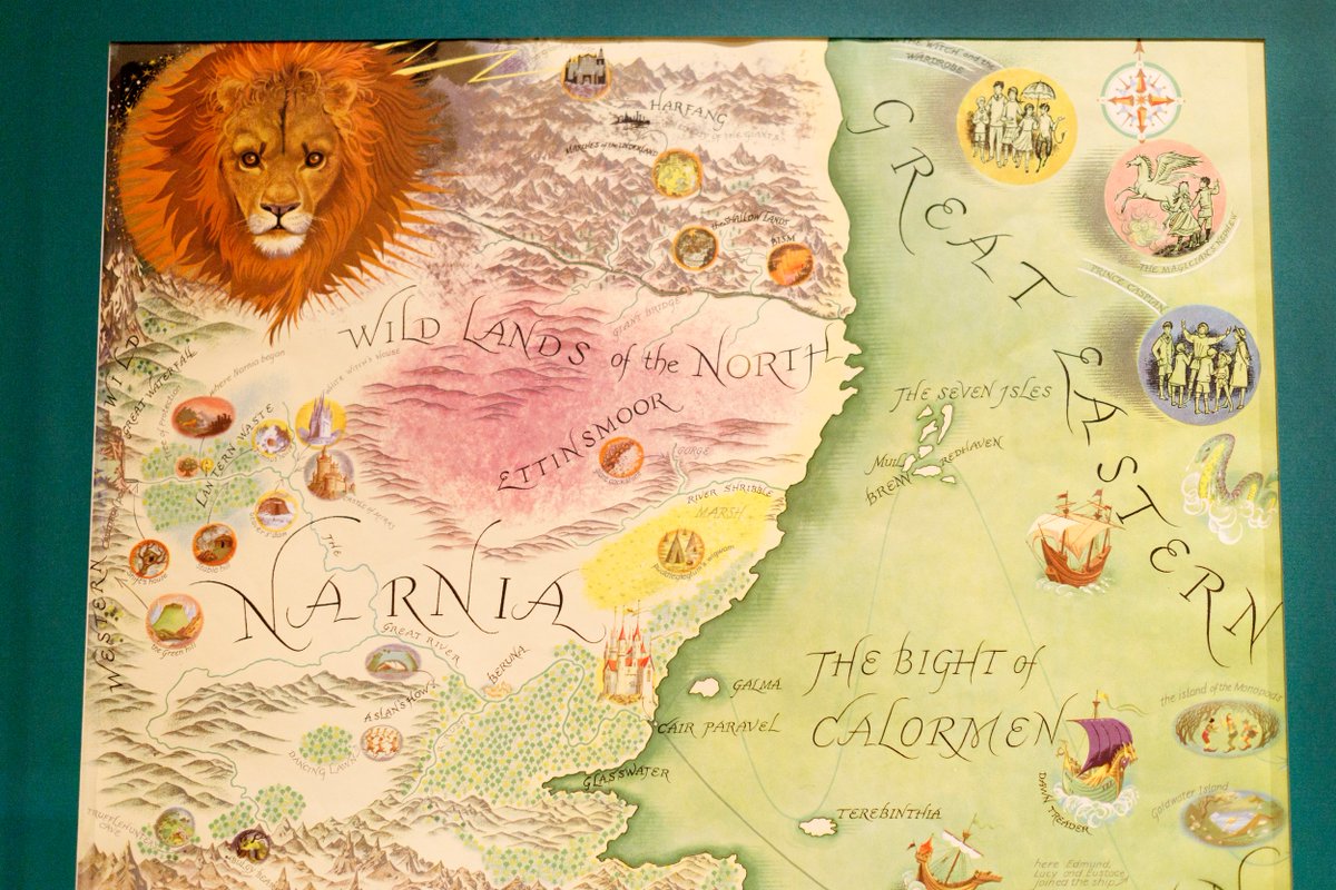 Harvard's tweet photo. Maps of Zelda, Narnia, and the Simpson's Springfield are some of the fictional worlds you can see in a new exhibit at @HarvardLibrary:  https://t.co/ON12pO8uJN https://t.co/al3isfw2V3