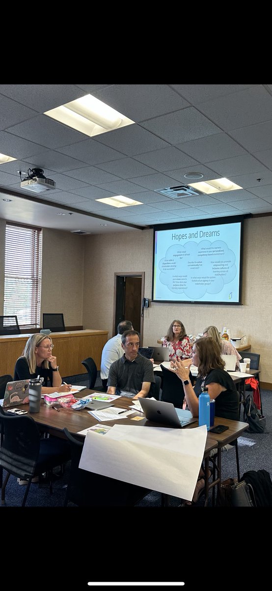 phedgpeth's tweet photo. Kicking off our first regional Success-Ready Students Network professional learning session! Leaders in the St. Louis region thinking through their hopes and dreams for their students through a personalized CBL mindset. #I4PL #SRSN Thanks @RitenourSchools for hosting. https://t.co/0B8TmyQbXJ