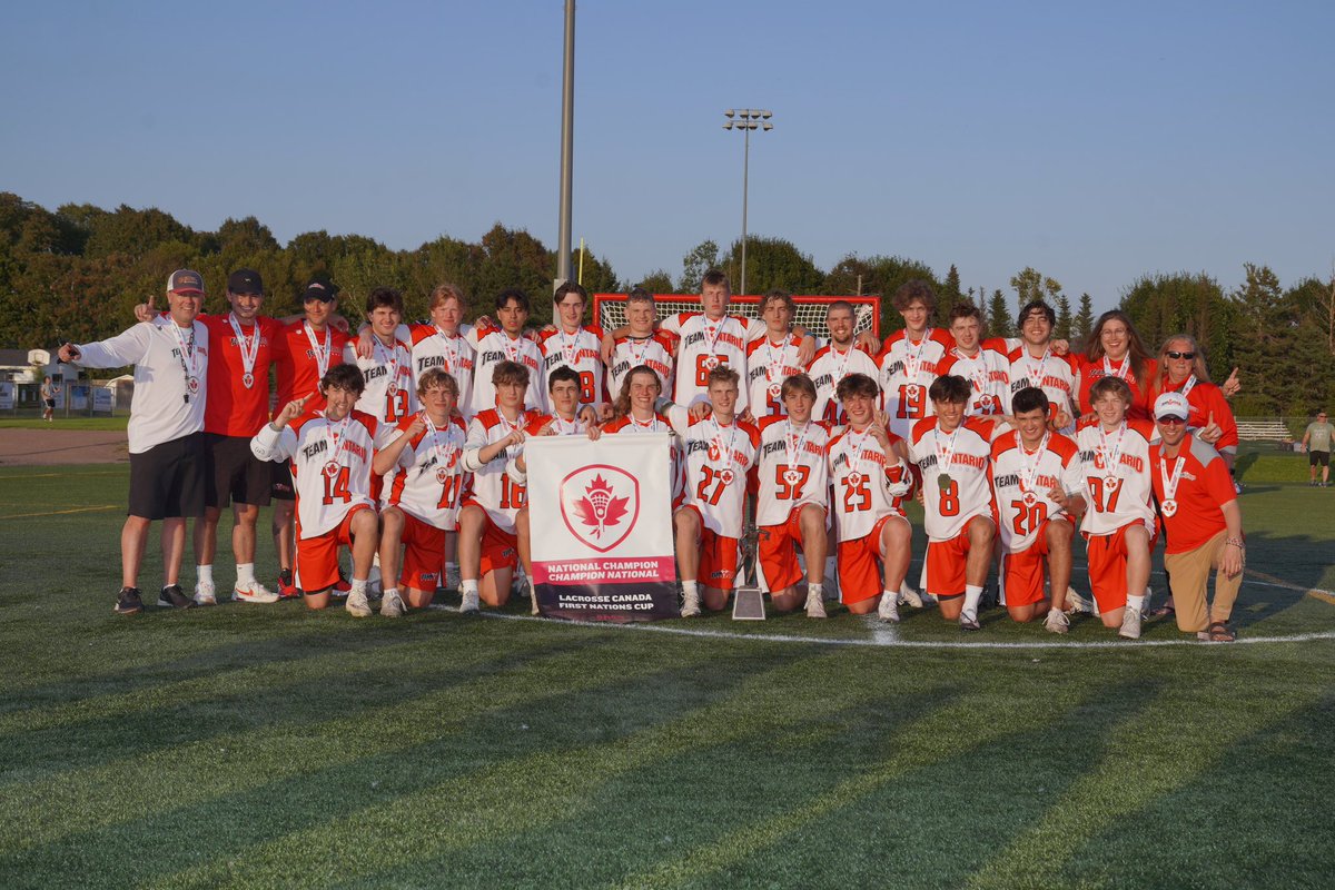 Team Ontario takes gold in both U17 and U19 at the 2023 Men’s Field Nationals in PEI‼️
__________________________

L'équipe de l'Ontario remporte l'or dans les catégories U17 et U19 aux Championnats nationaux masculins de 2023 à PEI‼️.
