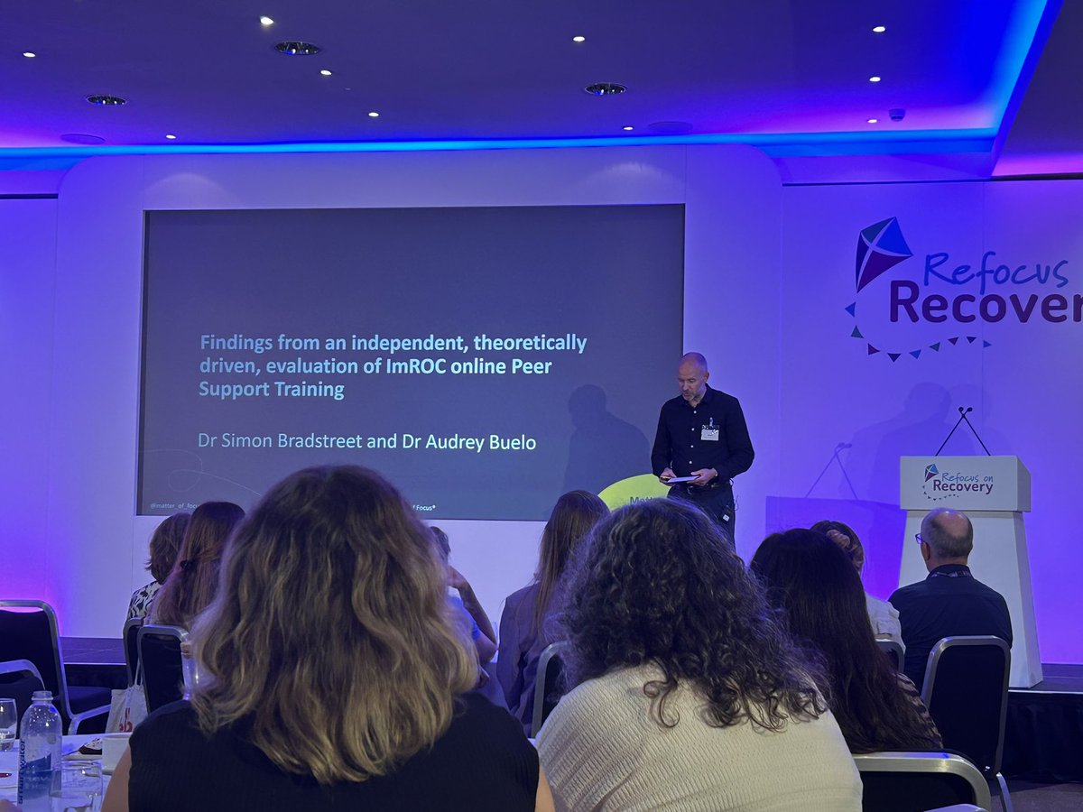 viscidula's tweet photo. Also delightful to see & hear @SimonMHR, presenting his work at Matter of Focus #FocusonRecovery https://t.co/Ny7UdMwJkF