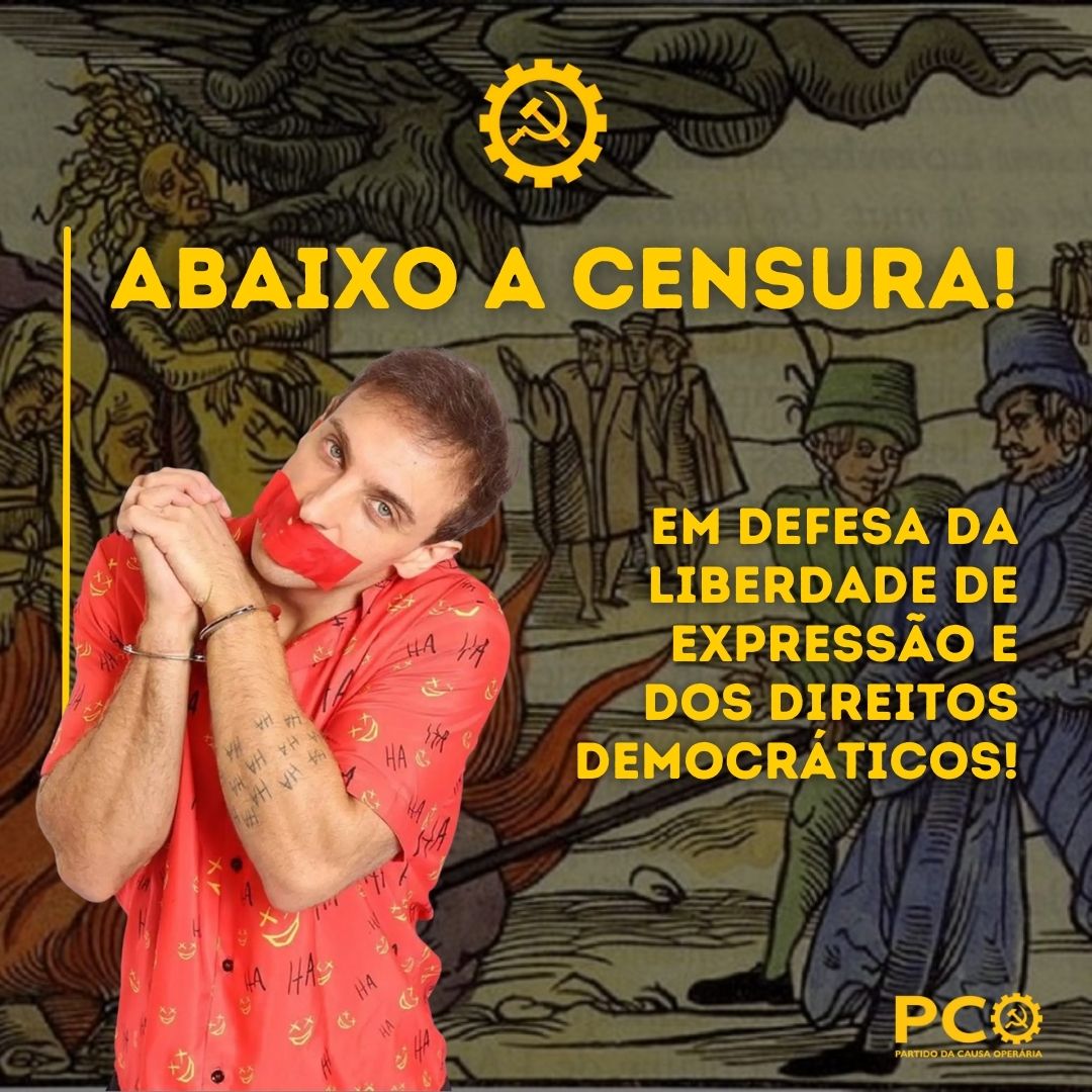 Abaixo a censura!
O Ministério Público abriu fogo mais uma vez na guerra contra a liberdade de expressão e contra o humor. Desta vez, o comediante <a href="/LeoLins/">Léo Lins</a>, que estava proibido de fazer piadas, teve seu canal derrubado e recebeu uma multa de R$ 300 mil reais.

É preciso deixar