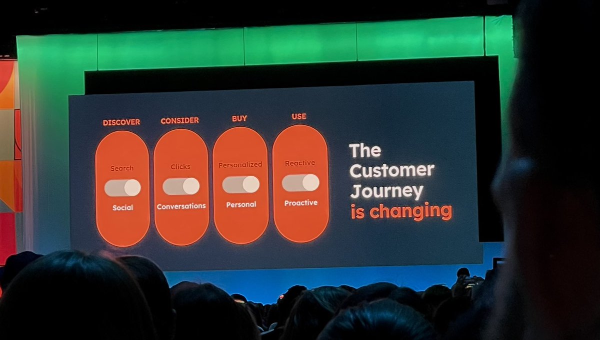 Kasey_ring3's tweet photo. @yaminirangan provides a much-needed update to the customer journey! #INBOUND23 @INBOUND https://t.co/jhu9jY1vgy
