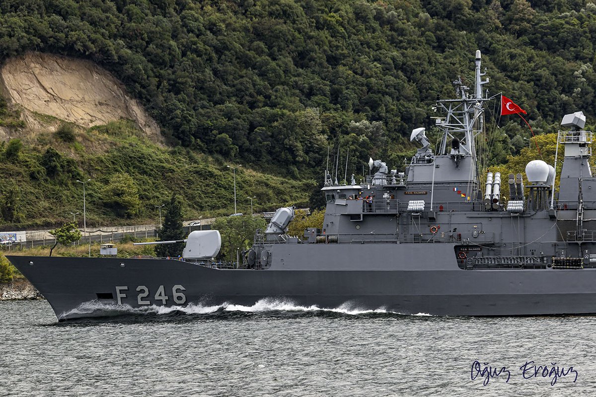 OguzEroguz1's tweet photo. #TurkishNavy's #BarbarosClass #MEKO200TN Track IIB #frigate #TCGSalihreis #F246 #GururluGeçmişGüvenilirGelecek https://t.co/JD0S6IVaer
