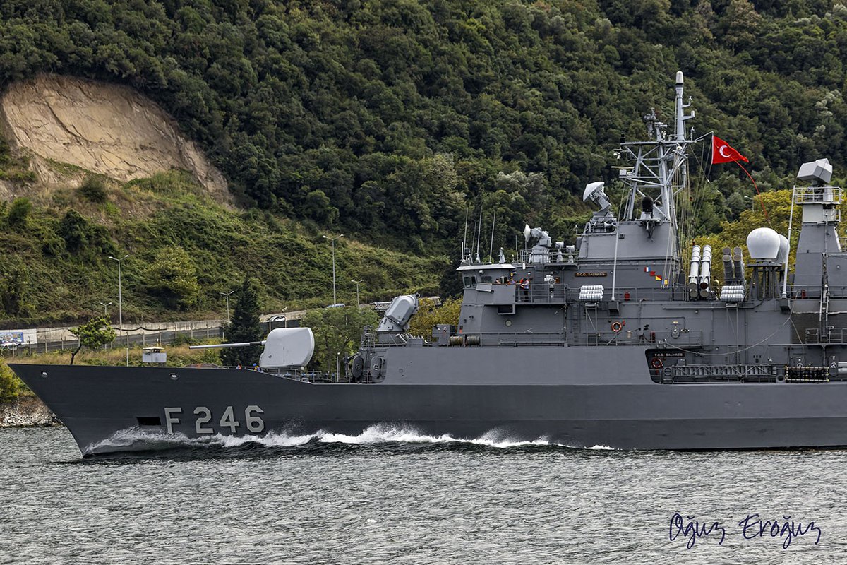 #TurkishNavy's #BarbarosClass #MEKO200TN Track IIB #frigate #TCGSalihreis #F246 #GururluGeçmişGüvenilirGelecek