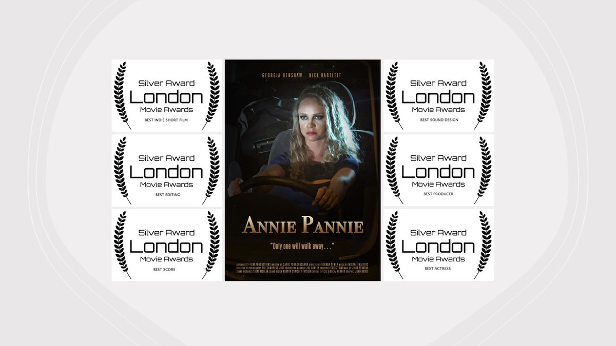 Annie Pannie was shining bright at the London Movie Awards with SIX silver awards:  BEST INDIE SHORT FILM; BEST PRODUCER; BEST ACTRESS; BEST SCORE; BEST EDITING AND BEST SOUND DESIGN. Many congrats <a href="/GullfilmsUK/">Deanna Dewey</a> <a href="/Georgiahenshaw1/">Georgia Henshaw</a> <a href="/MWMuso/">Michael Walters</a>