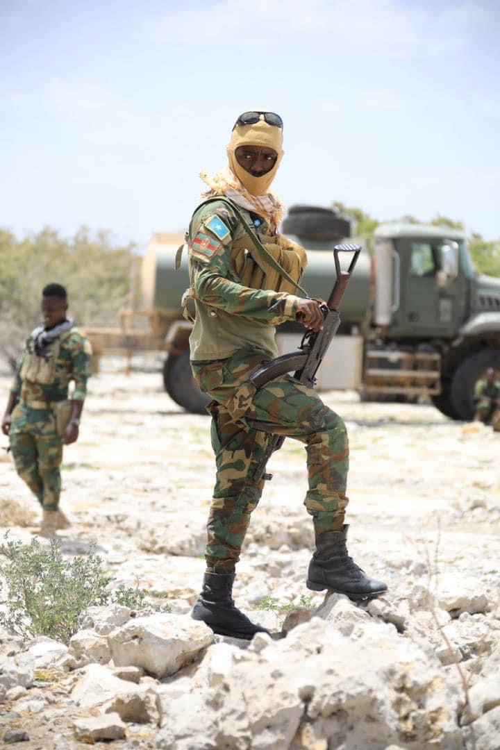 CIMICSNAF's tweet photo. SNA and  #Nationalre-liberation Forces(Local Civilians) liberated Ceel- lahelay City and other Small villages near by.
#Defend and Serve. https://t.co/fmVkj2pltr