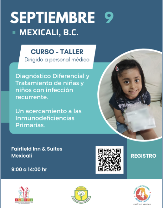 FumeniAC's tweet image. #TomaNota y no te lo pierdas. Próximo curso taller sobre #InmunodeficienciasPrimarias en Mexicali. en colaboración con Colegio de Pediatras. En entrevista Dr. Francisco Espinosa @FJEspinosa explica las #SeñalesDeAlerta. Diagnosticar a tiempo #SalvaVidas on.soundcloud.com/MoTKp