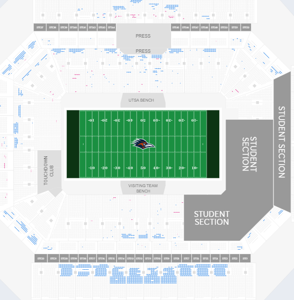 BirdsUpJavi's tweet photo. Your midweek update. Can safely say this will beat the UTSA/UH number from last year (36,500). https://t.co/ssSe0Y31na