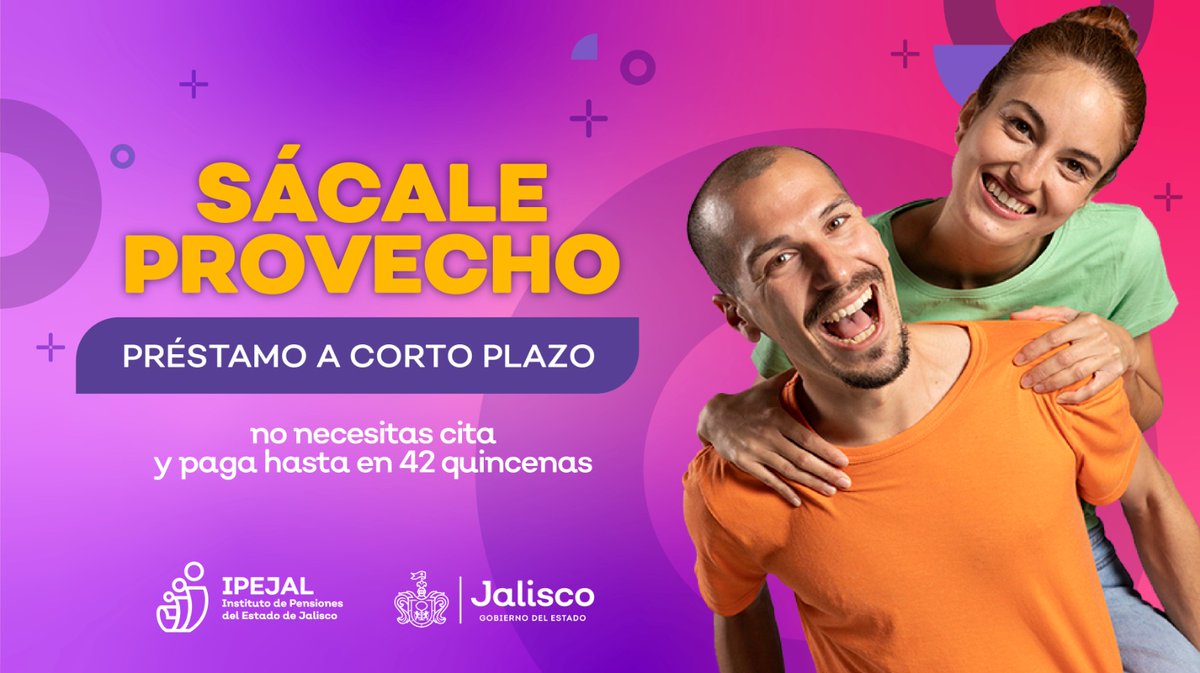 ipejalgob's tweet photo. ¿Necesitas dinero urgente?
Tramita un Préstamo a Corto Plazo #PCP es ¡fácil y rápido!
Conoce los requisitos en https://t.co/AdFcidCcKV, reúne tu documentación y acude a nuestras oficinas de 8 a 18:30 horas.
¡No necesitas cita!
#OrgulloIPEJAL https://t.co/I7cwwzoMdV