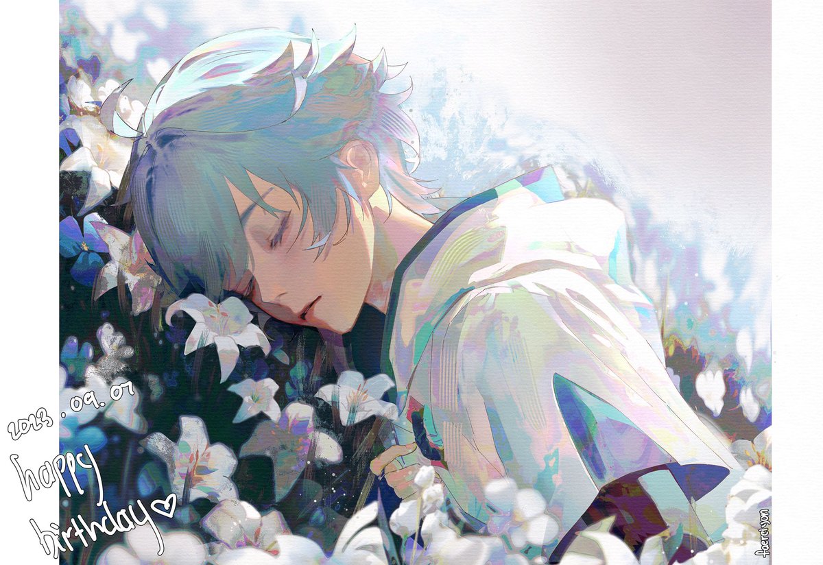 faereiyon's tweet photo. Happy Birthday #Chongyun 💐🩵 

#重雲生誕祭2023 #原神 https://t.co/kEJowwFvz5