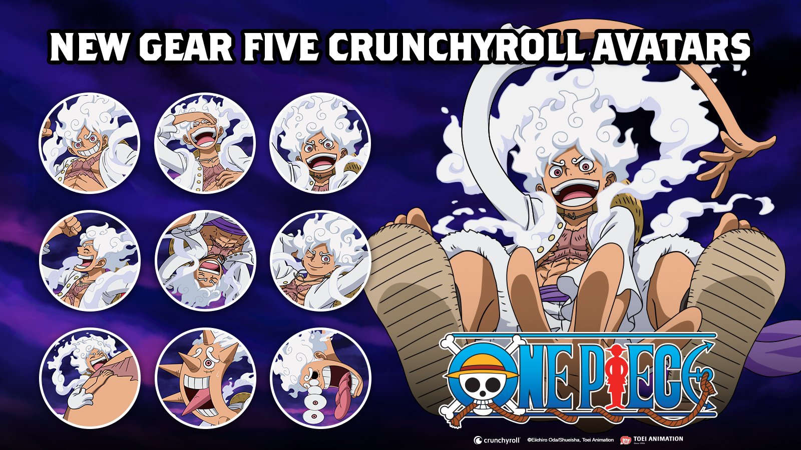 One Piece - Show off your One Piece love with these brand new Crunchyroll  website profile avatars! 🔥