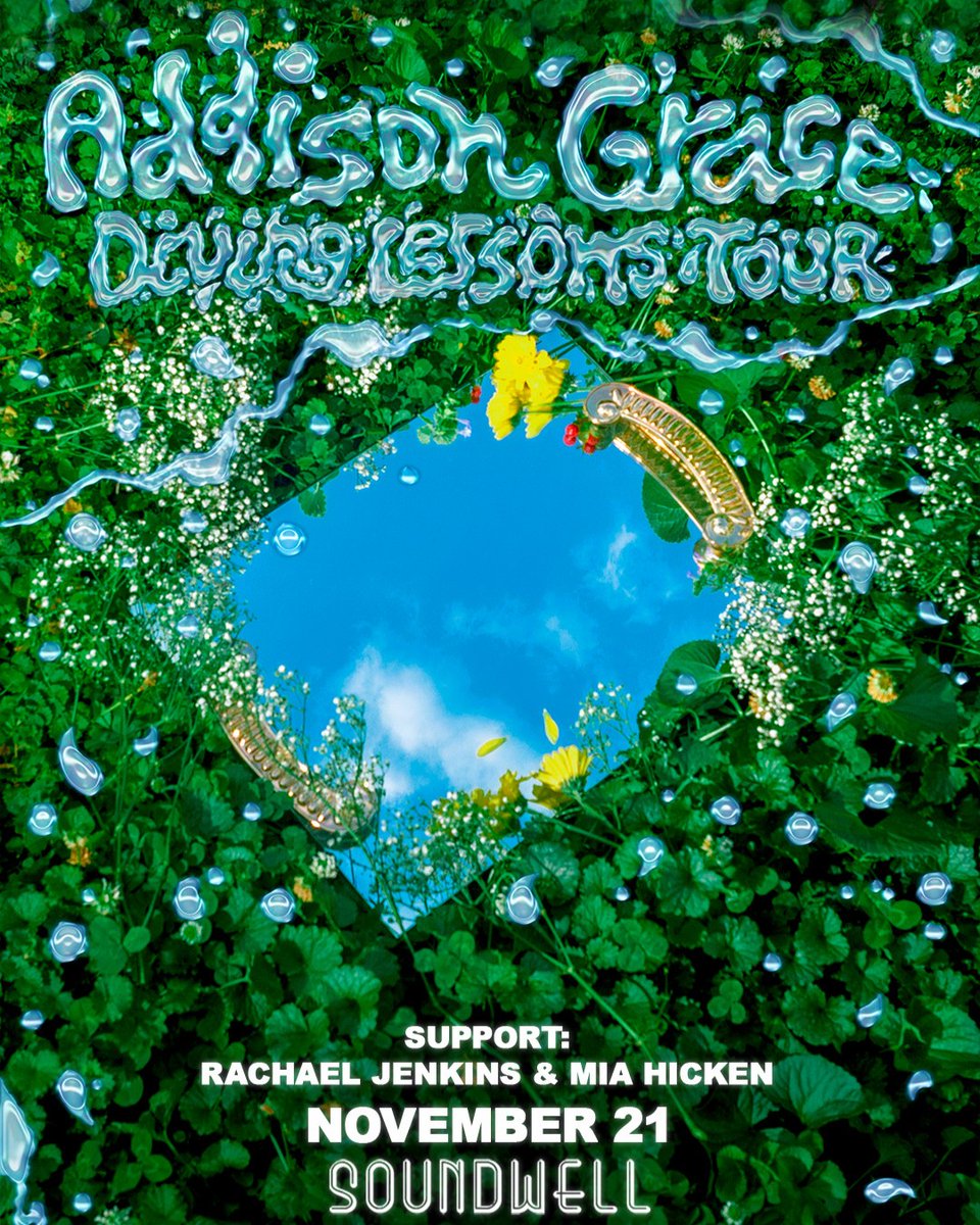SoundwellSLC's tweet photo. 2 New Shows JUST IN🗣️

11.21 - @gracefuladdison is bringing an intimate set in SLC on the Diving Lessons Tour🌊 (On Sale FRI @ 10AM)

12.02 - Utah native @CarverLouis_OLH is comin' down this winter🎸(On Sale Now!)

https://t.co/1YwOGMRNU8

#AddisonGrace #SoundwellSLC #CarverLouis https://t.co/Cmtq3oIkA7