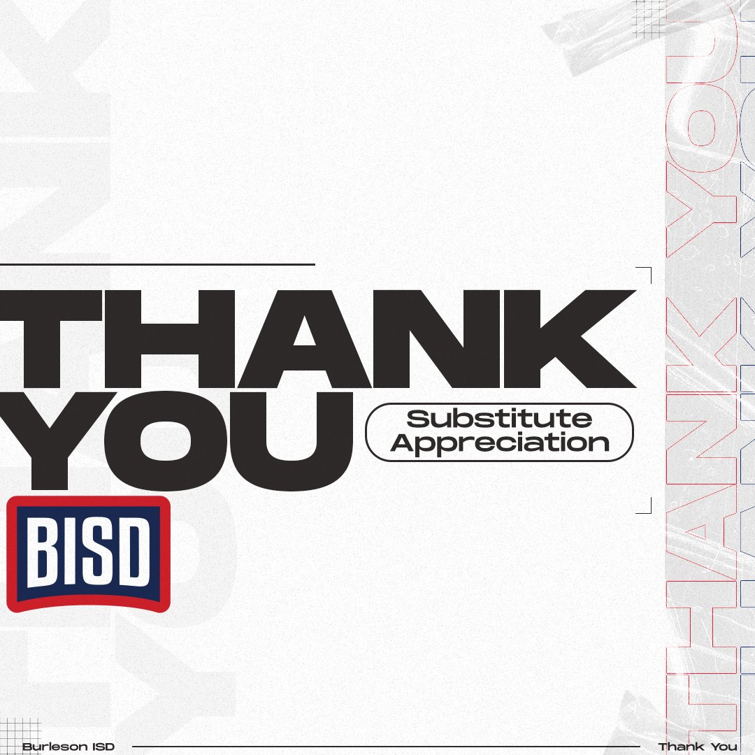 Happy National Substitute Appreciation Week! We appreciate our substitute teachers for all they do to support students and staff. 🌟

If you are interested in becoming a substitute teacher or applying for other available positions in BISD, visit bit.ly/joinBISDteam.