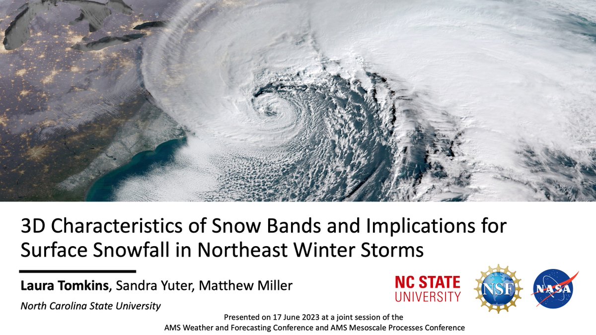 Congrats to Geospatial Analytics Ph.D. candidate Laura Tomkins (<a href="/lauratomkinsWX/">Laura Tomkins</a>), who won an Outstanding Presentation Award at the American Meteorological Society (<a href="/ametsoc/">American Meteorological Society</a>) Weather and Forecasting conference!