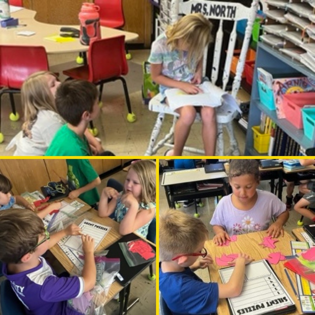 lexschoolsoh's tweet photo. 🎒 Students in Mrs. North's second-grade class at Central Elementary are off to a great start in becoming a community of learners as mathematicians, readers and writers. They focused on learning through the power of teamwork and being respectful, responsible and ready. #GoBigLEX https://t.co/jPHQaJzxti