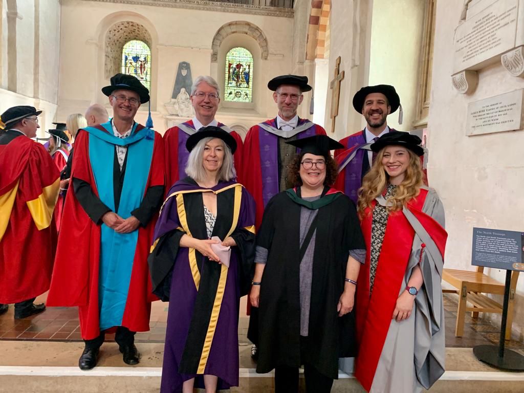 Here's some of our very proud <a href="/hertsGEP/">Geography, Environment & Planning at Herts</a> tutors. 

Well done to all <a href="/uniofherts/">University of Hertfordshire</a> students graduating today and during September, plus those celebrating from afar 😊. 

We can't wait to see all that you go on to do and will be cheering for you all the way!

#classof2023 #hertsgrad