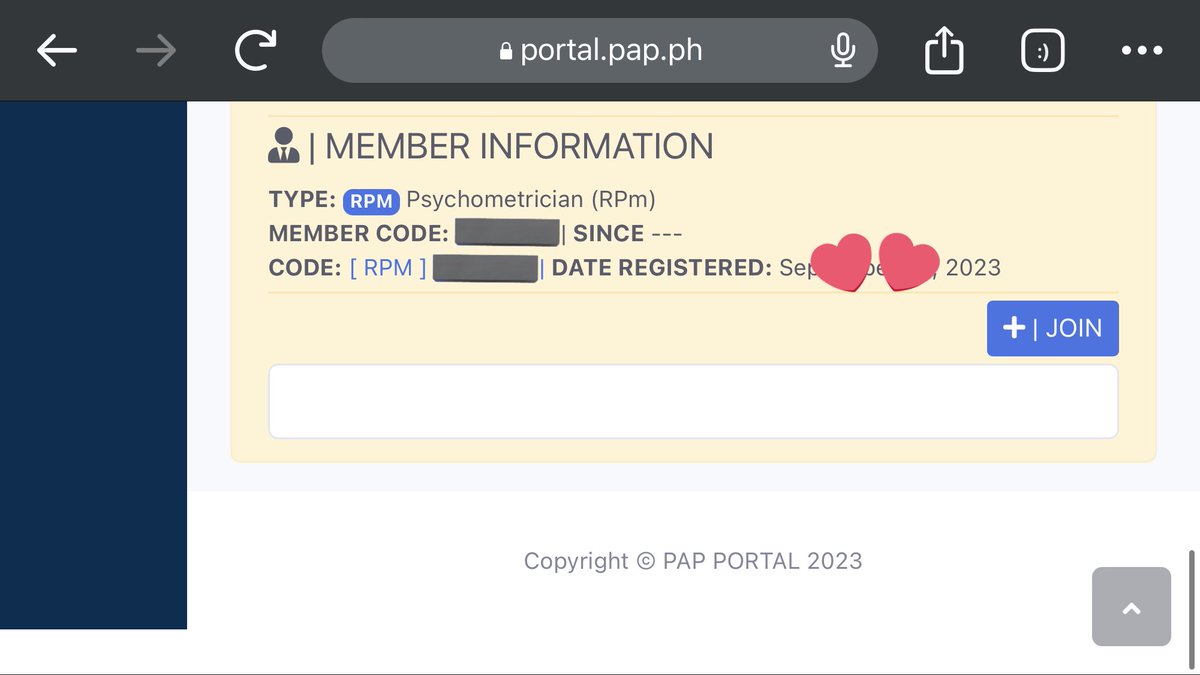 PAP RPm Membership official! ✨

💭 For those who are about to register, you may do so in this link: portal.pap.ph/member.

🪪 You will need a picture of your license ID, your ID number, and ₱700 total to proceed (multiple methods of payment under DragonPay).