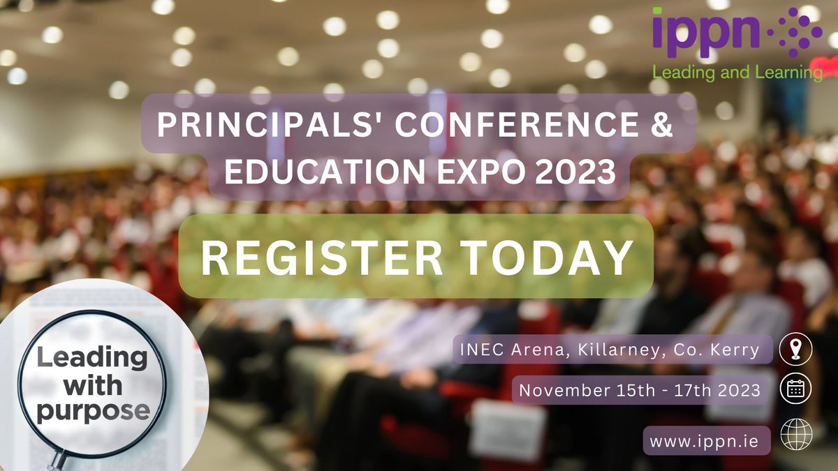 IPPN_Education's tweet photo. Join the 650+ principals who have already registered for the @IPPN_Education Principals' Conference in November. 

Register today: https://t.co/HEtFQMaOvZ
Find out more: https://t.co/1xrOWcoed4 https://t.co/Axqejk77gI