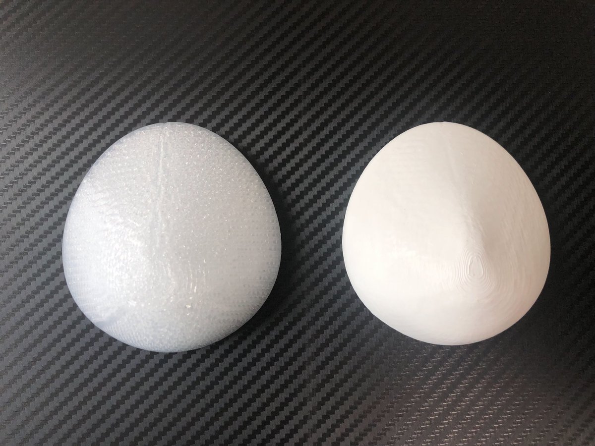 SanDraw3D's tweet photo. Different hardness of breast implants. #3Dprinting #silicone #medical #device #hardness #breast #FAM https://t.co/V4SbbiBvn0